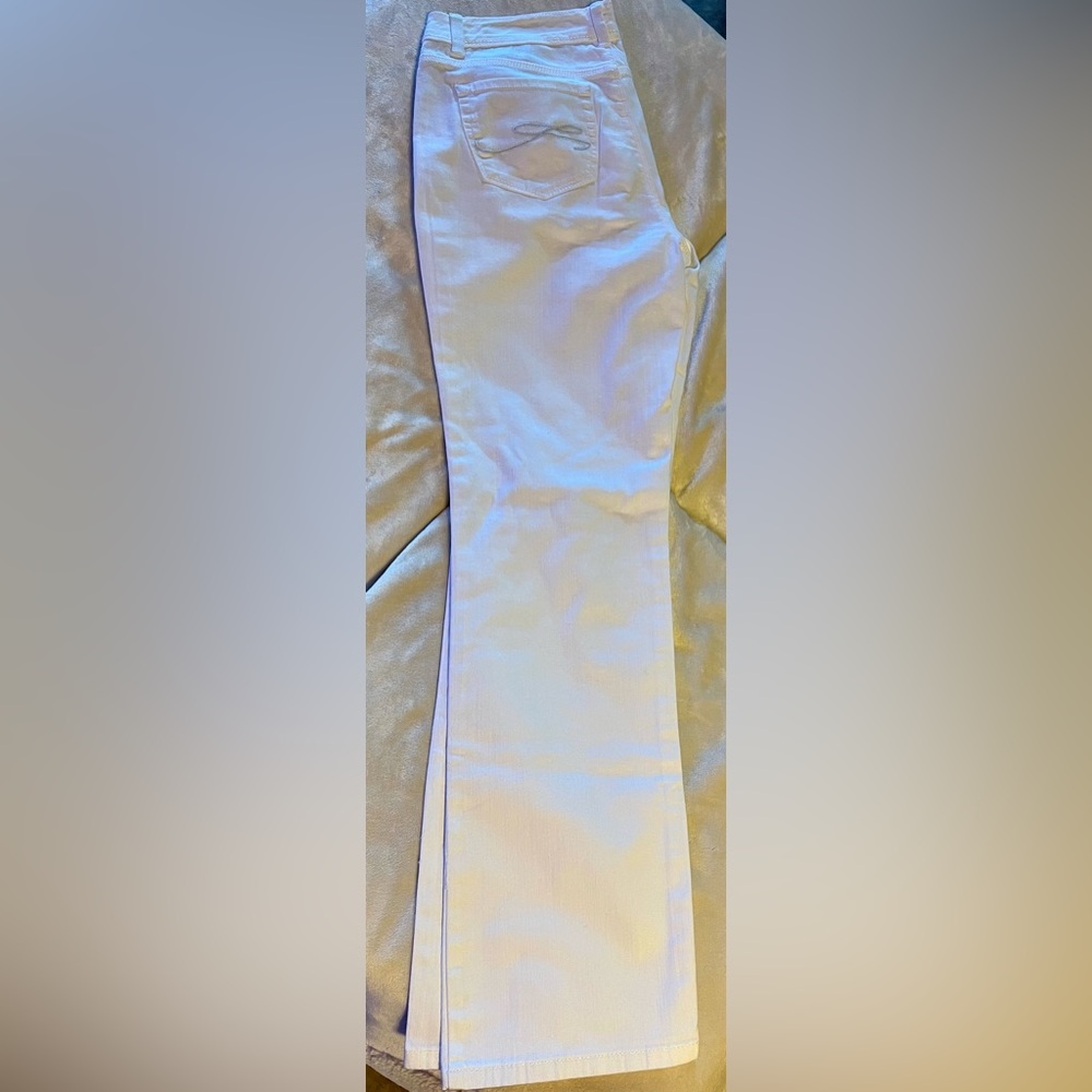 Style & Co White Straight Leg Jeans sz 10